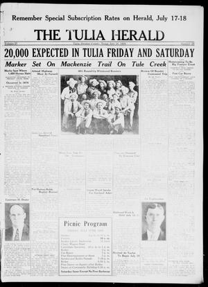 The Tulia Herald (Tulia, Tex), Vol. 27, No. 29, Ed. 1, Thursday, July 16, 1936