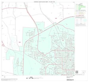 2000 Census County Subdivison Block Map: Tyler CCD, Texas, Block 14