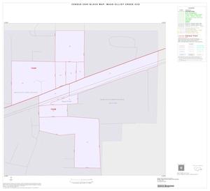 2000 Census County Subdivison Block Map: Maud-Elliot Creek CCD, Texas, Inset A01