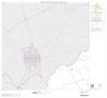 Map: 2000 Census County Subdivison Block Map: Reagan CCD, Texas, Block 1