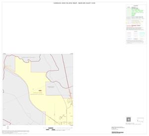 2000 Census County Subdivison Block Map: Marion East CCD, Texas, Inset A01