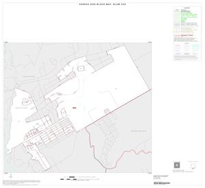 2000 Census County Subdivison Block Map: Blum CCD, Texas, Inset B01