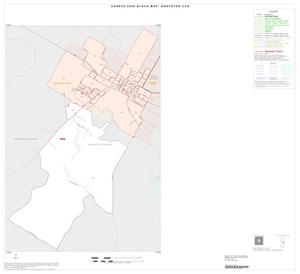 2000 Census County Subdivison Block Map: Groveton CCD, Texas, Inset A01