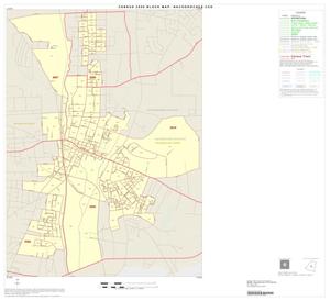 2000 Census County Subdivison Block Map: Nacogdoches CCD, Texas, Inset A01