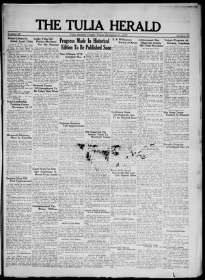 The Tulia Herald (Tulia, Tex), Vol. 28, No. 45, Ed. 1, Thursday, November 11, 1937