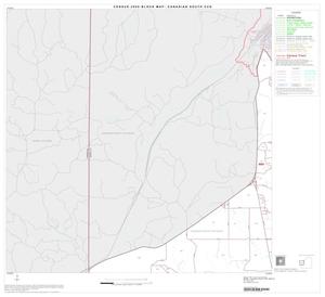 2000 Census County Subdivison Block Map: Canadian South CCD, Texas, Block 3