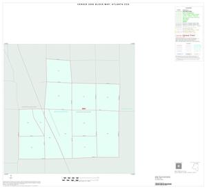 2000 Census County Subdivison Block Map: Atlanta CCD, Texas, Inset A01