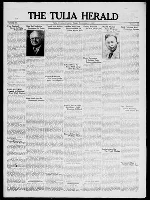The Tulia Herald (Tulia, Tex), Vol. 28, No. 35, Ed. 1, Thursday, September 2, 1937