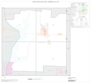 2000 Census County Subdivison Block Map: Farmersville CCD, Texas, Index