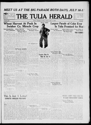 The Tulia Herald (Tulia, Tex), Vol. 28, No. 27, Ed. 1, Thursday, July 8, 1937