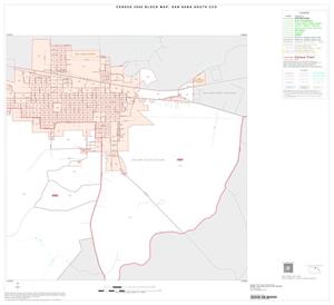 2000 Census County Subdivison Block Map: San Saba South CCD, Texas, Inset A03