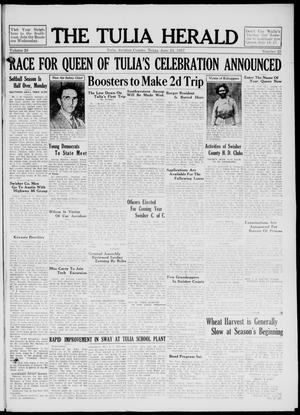 The Tulia Herald (Tulia, Tex), Vol. 28, No. 25, Ed. 1, Thursday, June 24, 1937