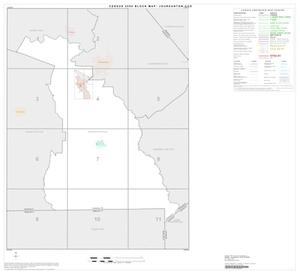 Primary view of object titled '2000 Census County Subdivison Block Map: Jourdanton CCD, Texas, Index'.