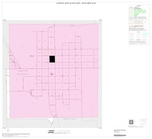2000 Census County Subdivison Block Map: Benjamin CCD, Texas, Inset A01