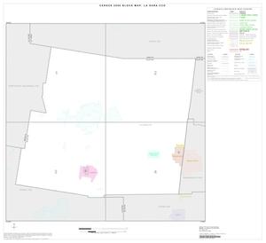 Primary view of object titled '2000 Census County Subdivison Block Map: La Sara CCD, Texas, Index'.
