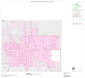 2000 Census County Subdivison Block Map: Mason East CCD, Texas, Inset A01