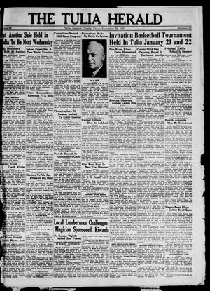 The Tulia Herald (Tulia, Tex), Vol. 29, No. 52, Ed. 1, Thursday, December 29, 1938