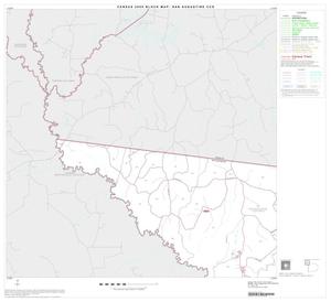 2000 Census County Subdivison Block Map: San Augustine CCD, Texas, Block 1