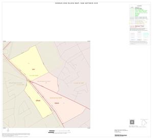 2000 Census County Subdivison Block Map: San Antonio CCD, Texas, Inset A01