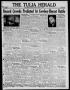 Thumbnail image of item number 1 in: 'The Tulia Herald (Tulia, Tex), Vol. 29, No. 44, Ed. 1, Thursday, November 3, 1938'.