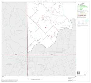 2000 Census County Subdivison Block Map: Benjamin CCD, Texas, Block 7