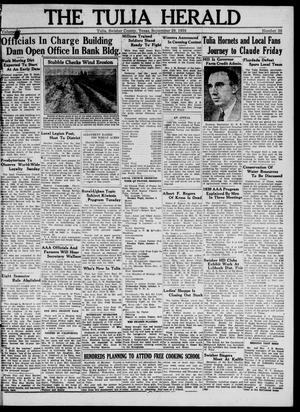 The Tulia Herald (Tulia, Tex), Vol. 29, No. 39, Ed. 1, Thursday, September 29, 1938