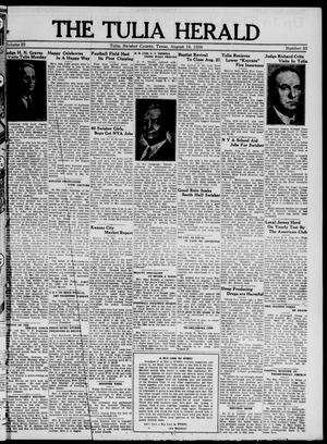 The Tulia Herald (Tulia, Tex), Vol. 29, No. 33, Ed. 1, Thursday, August 18, 1938