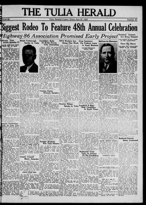The Tulia Herald (Tulia, Tex), Vol. 29, No. 25, Ed. 1, Thursday, June 23, 1938