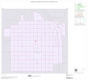 2000 Census County Subdivison Block Map: Post Southeast CCD, Texas, Inset A01