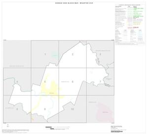 2000 Census County Subdivison Block Map: Wharton CCD, Texas, Index