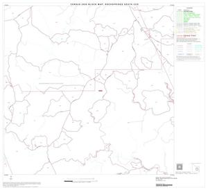 2000 Census County Subdivison Block Map: Rocksprings South CCD, Texas, Block 9