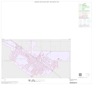 2000 Census County Subdivison Block Map: Muleshoe CCD, Texas, Inset A01