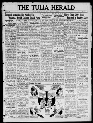 The Tulia Herald (Tulia, Tex), Vol. 29, No. 5, Ed. 1, Thursday, February 3, 1938