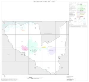 2000 Census County Subdivison Block Map: Del Rio CCD, Texas, Index