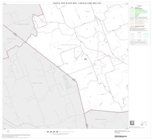 2000 Census County Subdivison Block Map: Lincoln-Dime Box CCD, Texas, Block 4