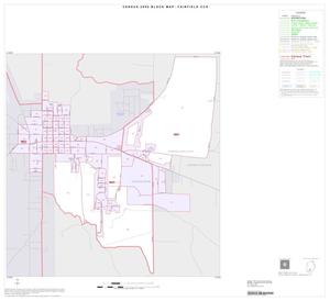 2000 Census County Subdivison Block Map: Fairfield CCD, Texas, Inset A01