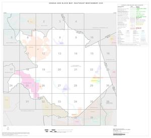 2000 Census County Subdivison Block Map: Southeast Montgomery CCD, Texas, Index