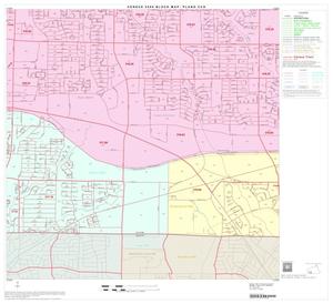 2000 Census County Subdivison Block Map: Plano CCD, Texas, Block 16