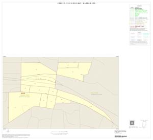 2000 Census County Subdivison Block Map: Waskom CCD, Texas, Inset B01
