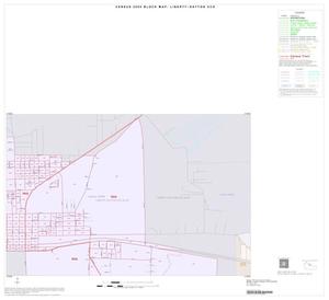 2000 Census County Subdivison Block Map: Liberty-Dayton CCD, Texas, Inset B02