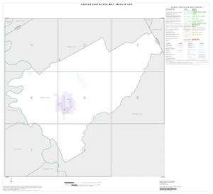 Primary view of object titled '2000 Census County Subdivison Block Map: Marlin CCD, Texas, Index'.