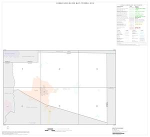 2000 Census County Subdivison Block Map: Terrell CCD, Texas, Index
