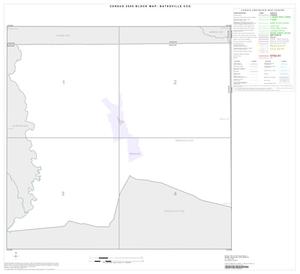 2000 Census County Subdivison Block Map: Batesville CCD, Texas, Index