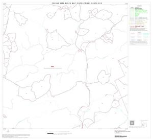 2000 Census County Subdivison Block Map: Rocksprings South CCD, Texas, Block 8