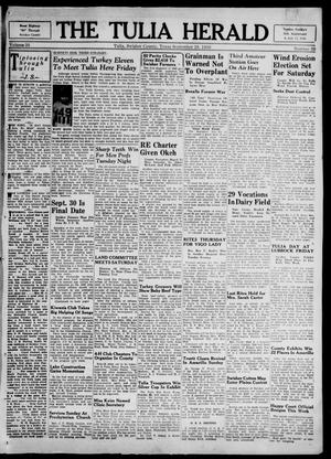 The Tulia Herald (Tulia, Tex), Vol. 30, No. 39, Ed. 1, Thursday, September 28, 1939