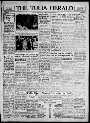 The Tulia Herald (Tulia, Tex), Vol. 30, No. 37, Ed. 1, Thursday, September 14, 1939