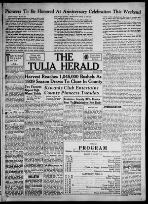 The Tulia Herald (Tulia, Tex), Vol. 30, No. 28, Ed. 1, Thursday, July 13, 1939