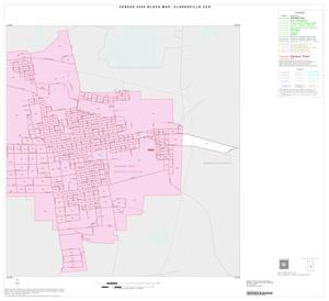 2000 Census County Subdivison Block Map: Clarksville CCD, Texas, Inset A02