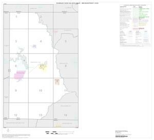 2000 Census County Subdivison Block Map: Bridgeport CCD, Texas, Index