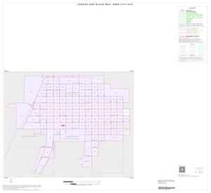2000 Census County Subdivison Block Map: Knox City CCD, Texas, Inset A01